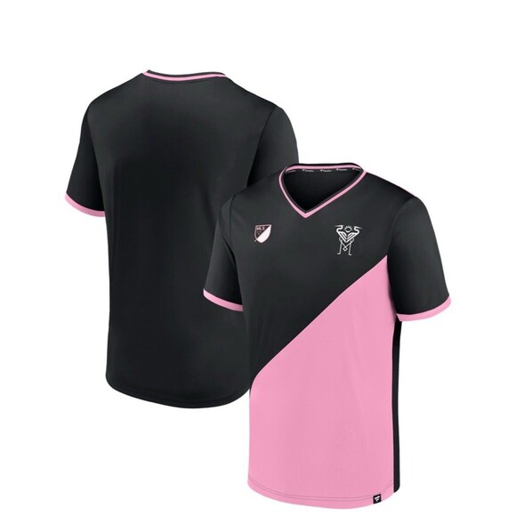 Inter Miami CF Fanatics Shirt MLS Men's XL Performance Black Pink Soccer Futbol - Picture 5 of 7